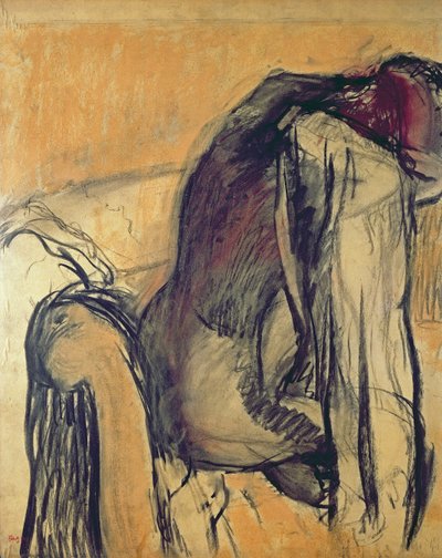After the Bath, 1905-7 by Edgar Degas